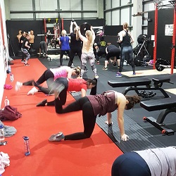Group working out